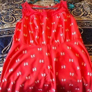 A orange/reddish forever 21 dress